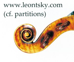 Photo annonce BACH pour VIOLON  Partitions de Cantates