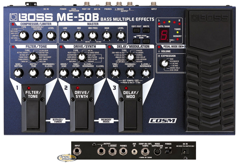 Photo annonce Multi Effets Boss ME 50B avec alim