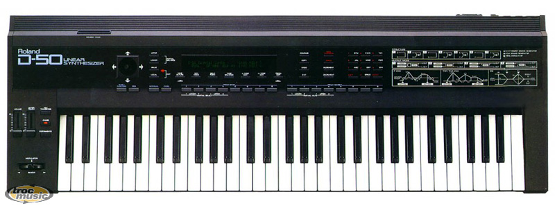 Photo annonce Clavier   Roland  D50 en panne + fly case