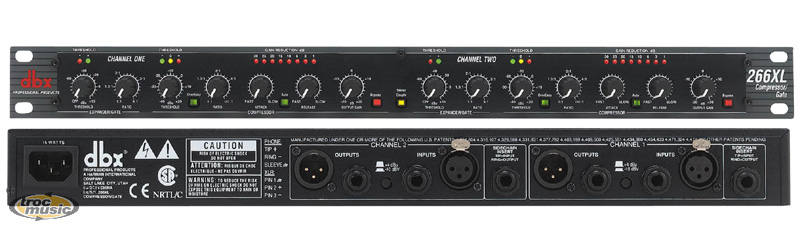 Photo annonce Compresseur Limiteur DBX 266 XL 2 canaux