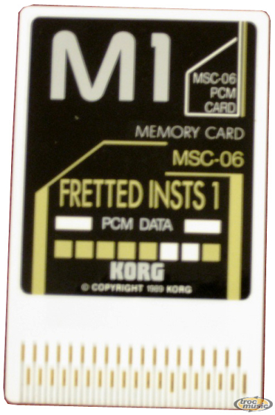 Photo annonce lot 2 Cartes MPC MSC fretted inst s synt h 3