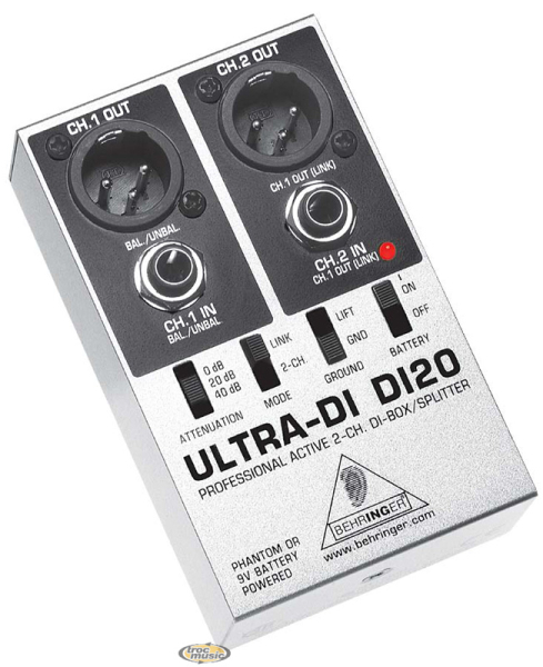 Photo annonce Behringer Ultra DI DI20 Boitier DI + SAMSON DI