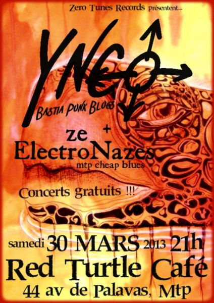 Photo annonce YNCO + Ze ElectroNazes au Red Turtle Cafe
