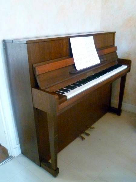 Photo annonce Piano   Rameau   d etude en noyer