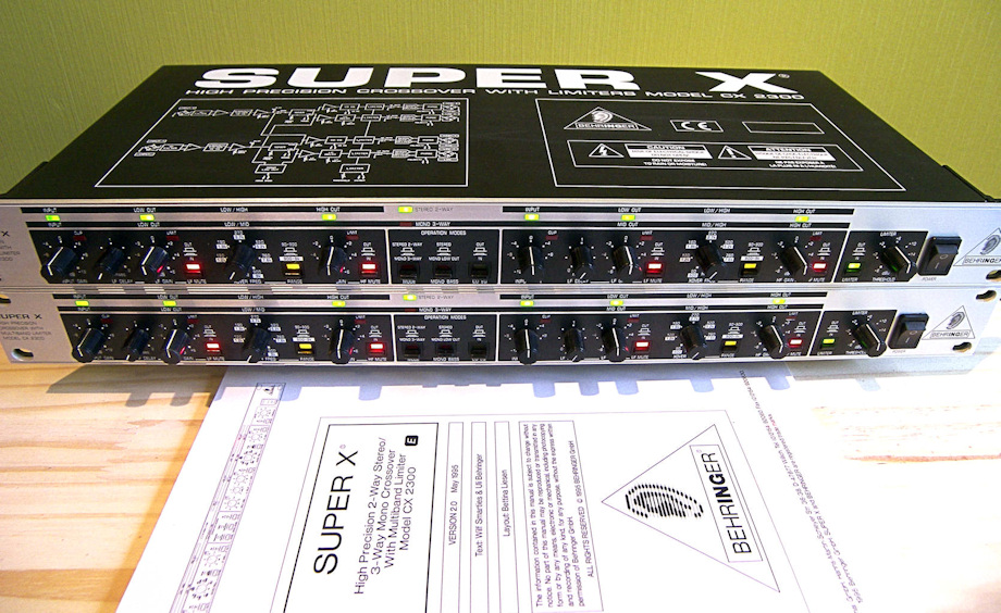 Photo annonce Filtre Actif Behringer CX2300 SUPER X 2
