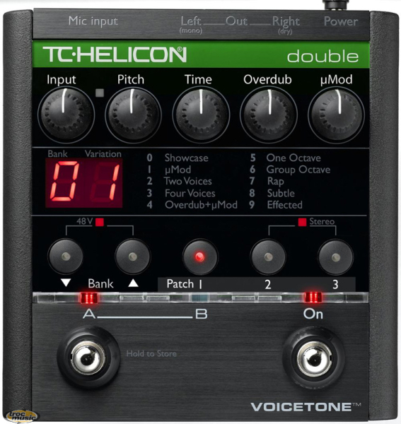 Photo annonce TC HELICON Voice tone Double avec alim