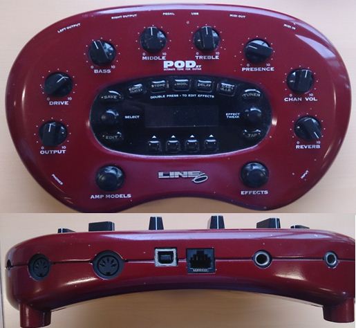 Photo annonce Line  6  POD  XT 42 Modeles d amplis