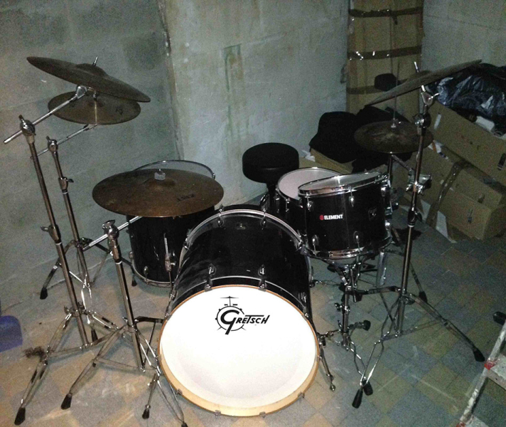 Photo annonce Gretsch Catalina Club Rock 4 futs + 5 Zildjian