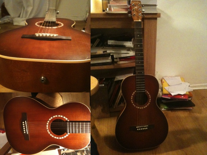Photo annonce Guitare Art & Lutherie Ami Cedar Antique Burst 