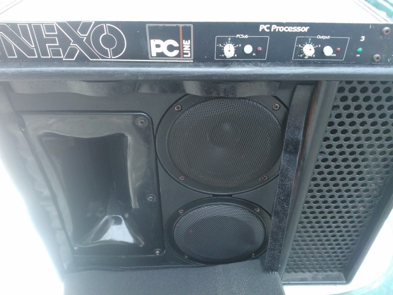 Photo annonce Systeme    Son   Nexo PC Line PC115 et PC sub