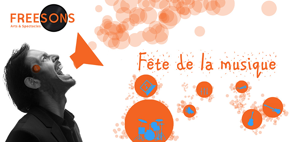 Photo : Groupe et Deejay pour 21 juin a LYON