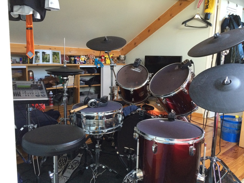 Photo : Roland    TD    20 + Batterie Sonor 505