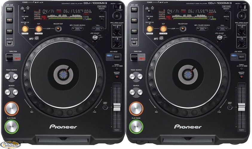 Photo : Pioneer CDJ 1000 MK3 Paire avec alim + RCA