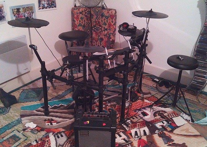 Photo : Roland    TD11   K + crash extra & double pedale
