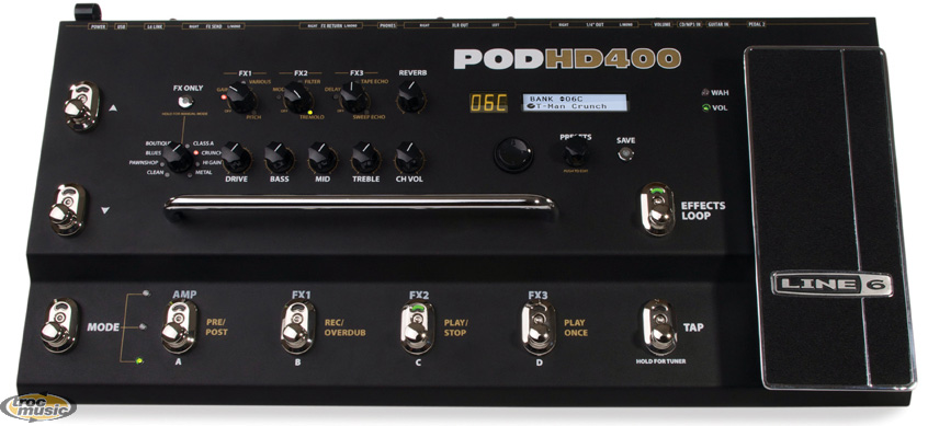 Photo : Line  6  Pod  HD 400 Pedale d effet 