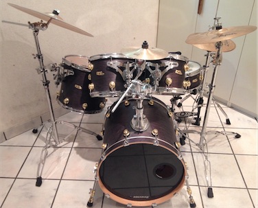 Photo : Batterie     Drumtech + Kit Cymbales Zildjian