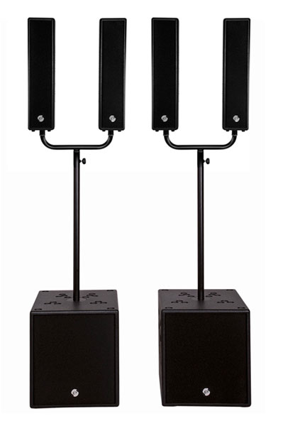 Photo : Enceintes Elokance 1600 watts slim