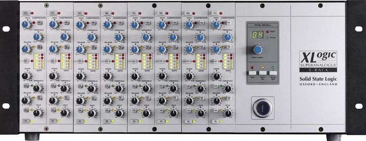 Photo : SSL  X  Logic  X Rack + 2 Compresseurs mono XR618