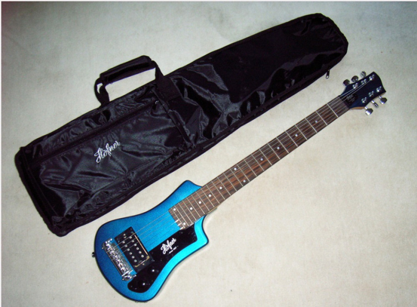 Photo : HOFNER   Shorty  HCT Guitare de voyage