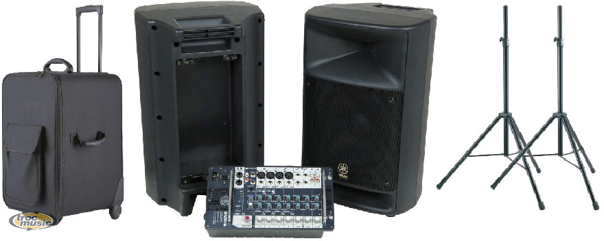 Photo : Yamaha  STAGEPAS 500 + jeux de lumieres