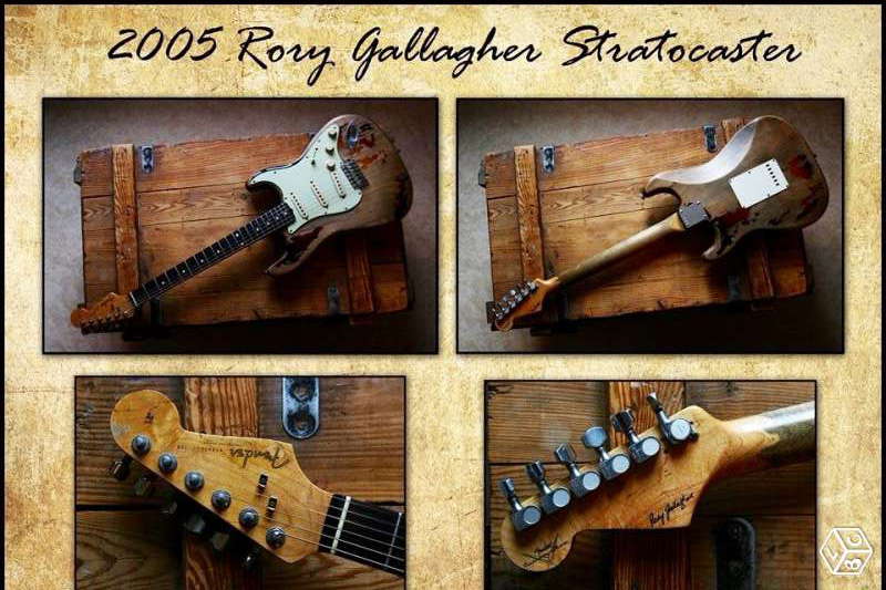 Photo : Fender Strat custom shop rory Gallagher 