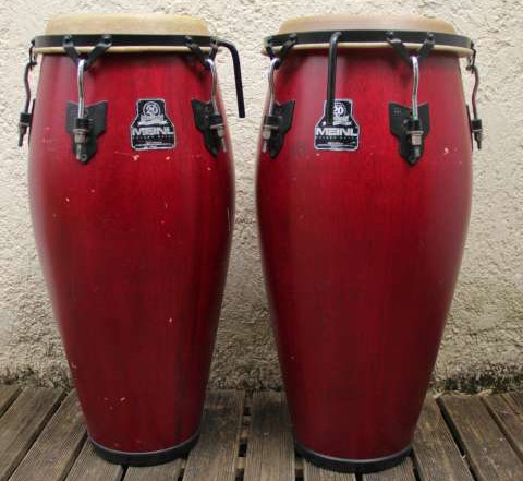 Photo : Congas   Meinl   servi deux fois
