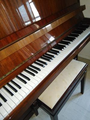 Photo : Piano    droit   Noyer Hofmann & Czerny