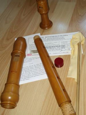 Photo : MOECK ROTTENBURGH FLUTE A BEC ALTO EN BUIS