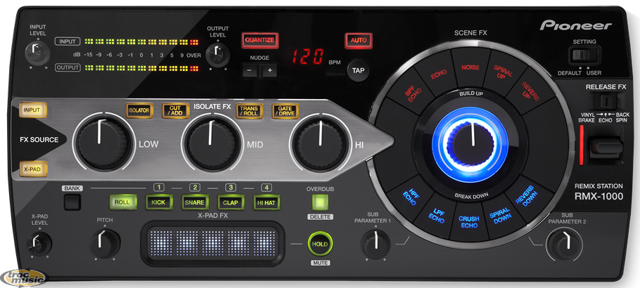 Photo : Pioneer    RMX   1000 avec support