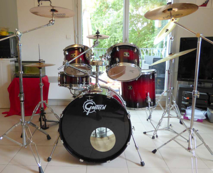 Photo : Gretsch Catalina Mapple full kit avec Hardware