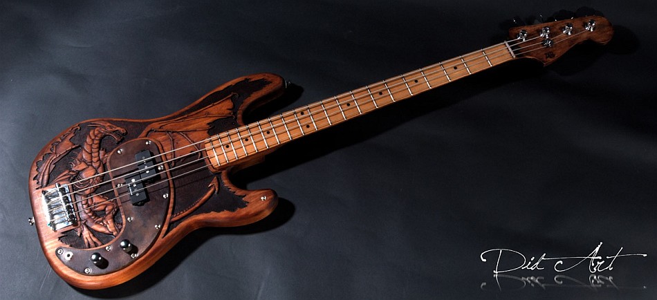 Photo : Basse         Unique gravee Dragon