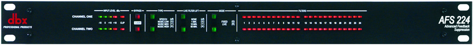 Photo : DBX      AFS    224 Eliminateur de larsen 2 canaux