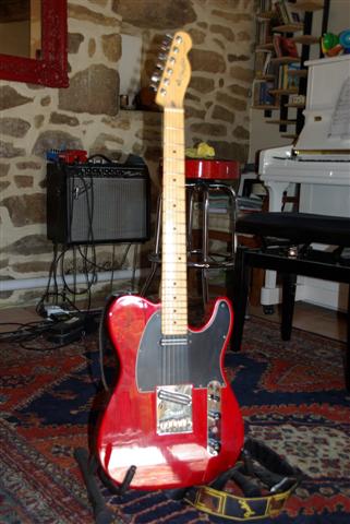 Photo : Fender Telecaster US standard CRT boostee