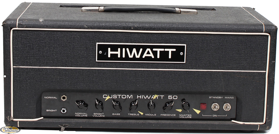 Photo : Tete            Ampli Hiwatt DR 504 Custom 50 w