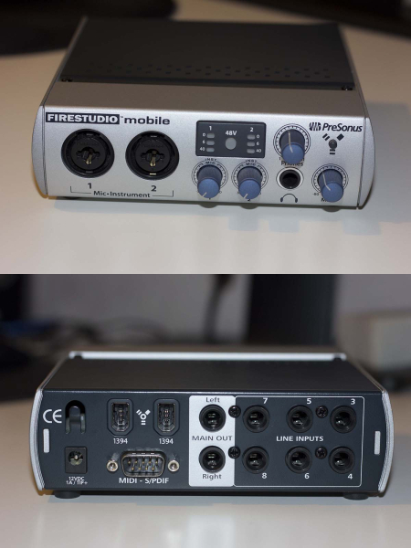 Photo : Presonus     FireStudio Mobile