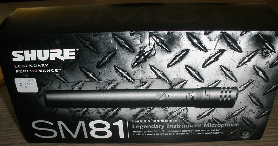 Photo : Shure    SM81    jamais utilise