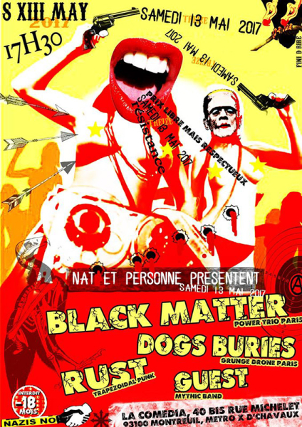 Photo : Concert Rust Dogs Buries Black Matter Guest