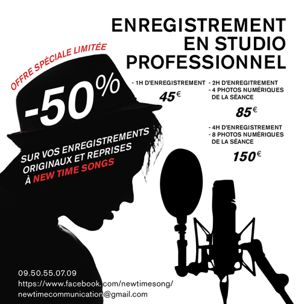 Photo : Studio enregistrement Pro New Time Songs