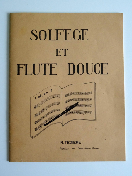 Photo annonce Solfege         Livret pour flute a bec