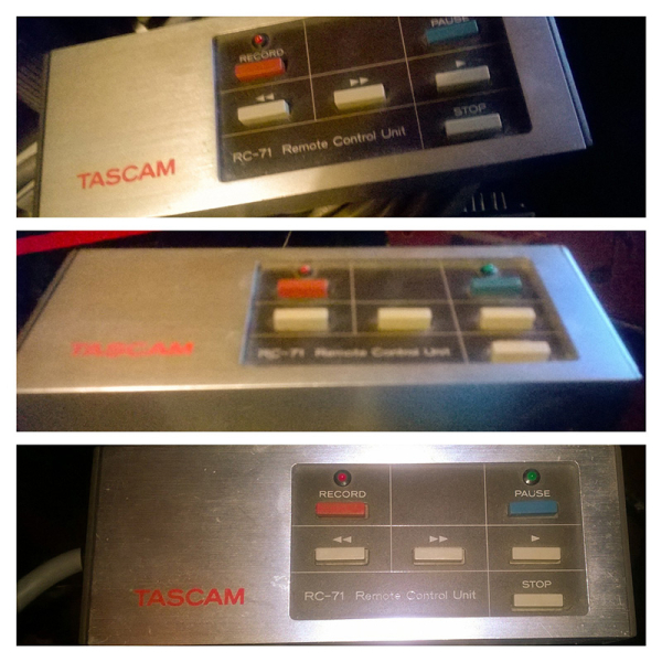 Photo : Tascam     Rc    71 Telecomande pour Tascam 38