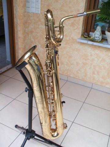 Photo : Sax SELMER baryton Mark VII de 1979