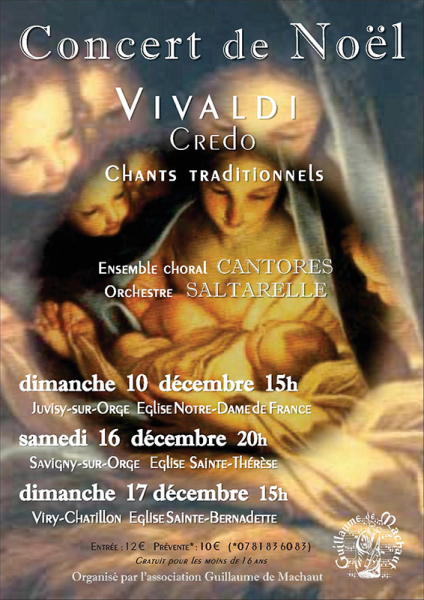 Photo : Choeur Cantores et Orchestre Saltarelle