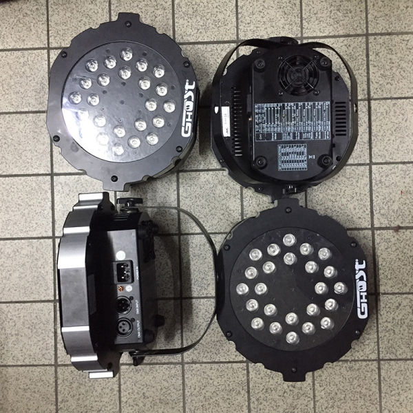 Photo : Projecteurs Led PAR 24 RGB LOT de 8