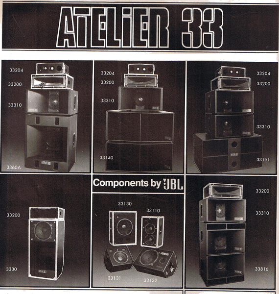 Photo : Enceinte Sono  Atelier 33 Audio