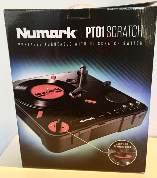 Photo : Numark    PT01   Platine Dj Portable Scratch