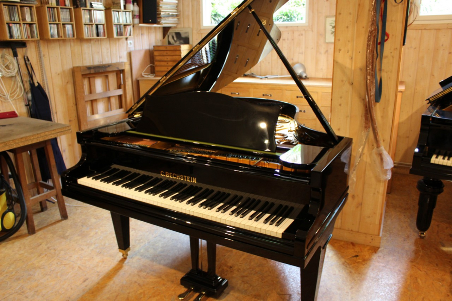 Photo : Piano  a  queue  Bechstein de 1928