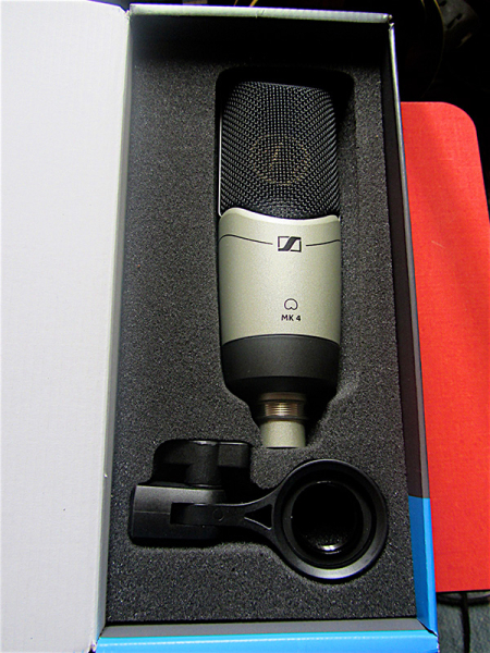 Photo : Sennheiser     MK4 micro chant et instruments