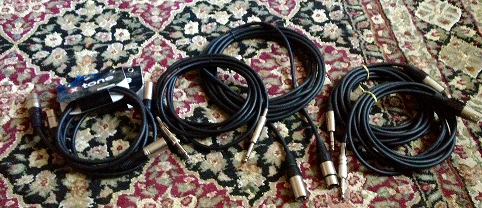 Photo : Cable  XLR  Jack lot de 6