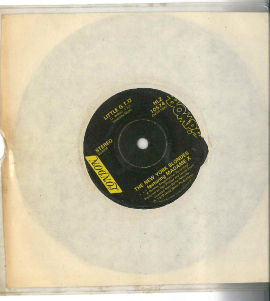 Photo : Deborah Harry Blondie 45 tours