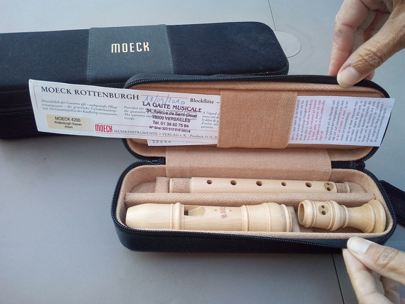 Photo : Moeck Rottenburgh Alto Et Soprano Flute a bec